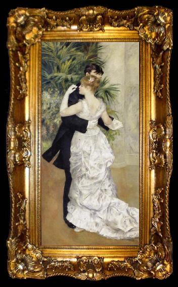 framed  Pierre Renoir Dance in the City, ta009-2
